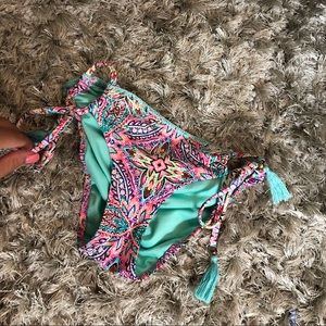 ruched bikini bottom